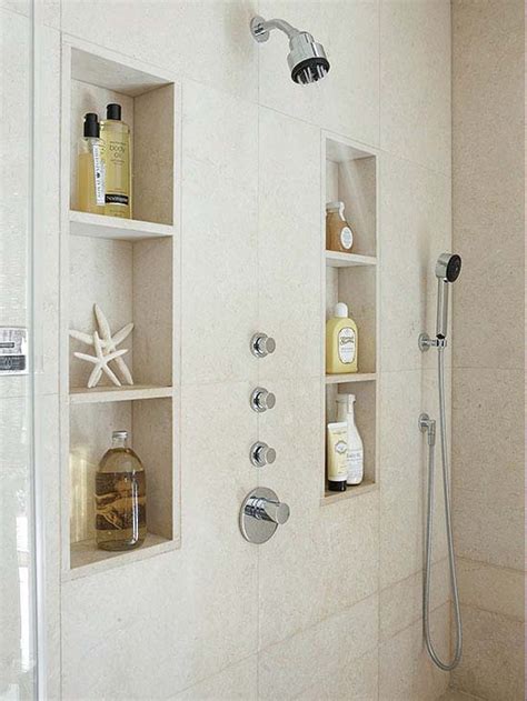 walk in shower shelves|shower inside wall shelves.